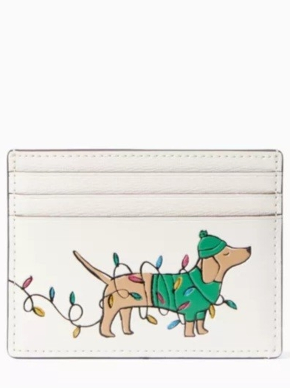 🆕️ Kate Spade Rare Claude Small Festive Card Holder